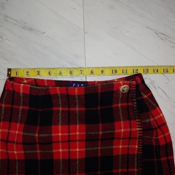 Gap plaid Maxi Wrap Skirt size 6 - Picture 5 of 7